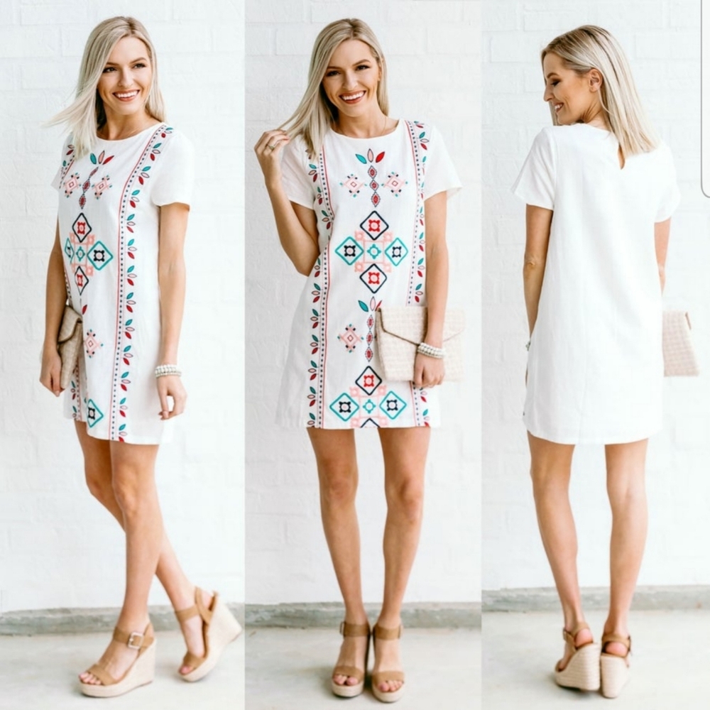 Embroidered dress